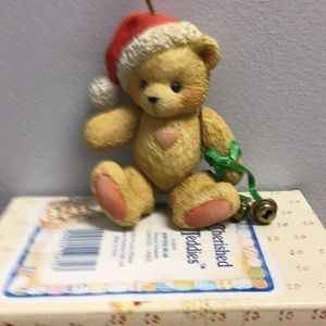 Cherished Teddies Jointed Bear (Holiday Ornament). #914894 (Vintage 1993)